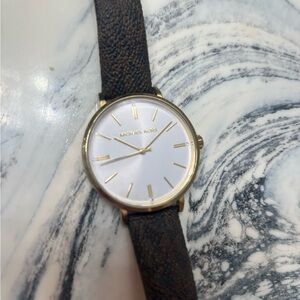 Michael Kors Gold and Brown Watch
